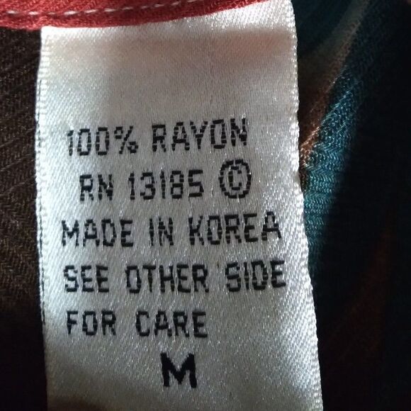 Vintage Moda Campia Floral Pattern Hawaiian Shirt - Picture 7 of 7